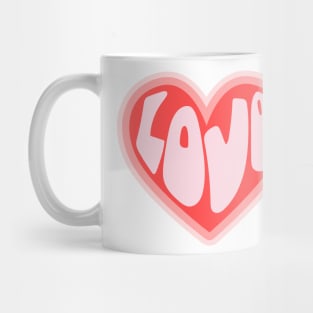 Love Heart Hippie Style Mug